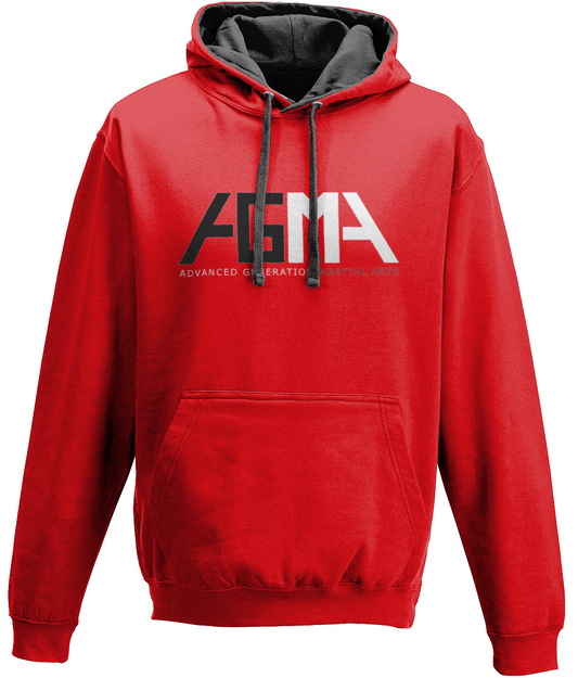 AGMA Hoodie - Red - Adults